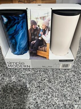 NWT 2 Simple Modern Classic Tumblers 24oz